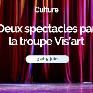 La troupe Vis'art monte sur les planches