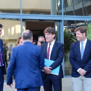 Visite du Ministre de la santé au CH